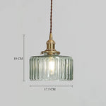 Brass Pumpkin LED Pendant Light - Japanese Style Bedroom Suspension