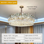 Crystal Chandelier: Elegant Lighting for Home, Living Room, Bedroom, Kitchen