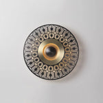 Round Stainless Steel LED Wall Lamp for Modern Decor in Home, Store