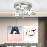 Crystal Nordic LED Ceiling Chandelier for Modern Indoor Lighting