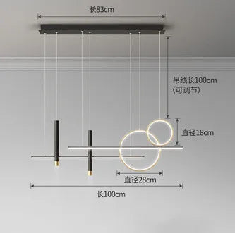Scandinavian Style LED Pendant Lights for Home Decoration and Indoor Lighting.