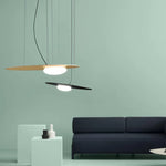 Nordic Iron Bar Pendant Light for Artful Room Decor