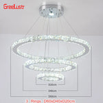 Luxury Crystal LED Pendant Chandelier for Home Lighting & Decor