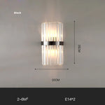 Gold Black LED Wall Sconce Light for Bedroom Corridor