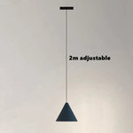 Geometric LED Pendant Light for Living Room Bedside - Nordic Style Glam Fixtures