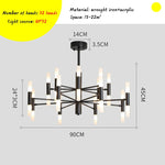Nordic LED Pendant Chandelier: Modern Home Decor Light Fixture for Living Room, Bedroom & Restaurant