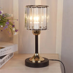 Crystal Desk Lamp USB Charging Night Light for Living Room Bedroom Decor