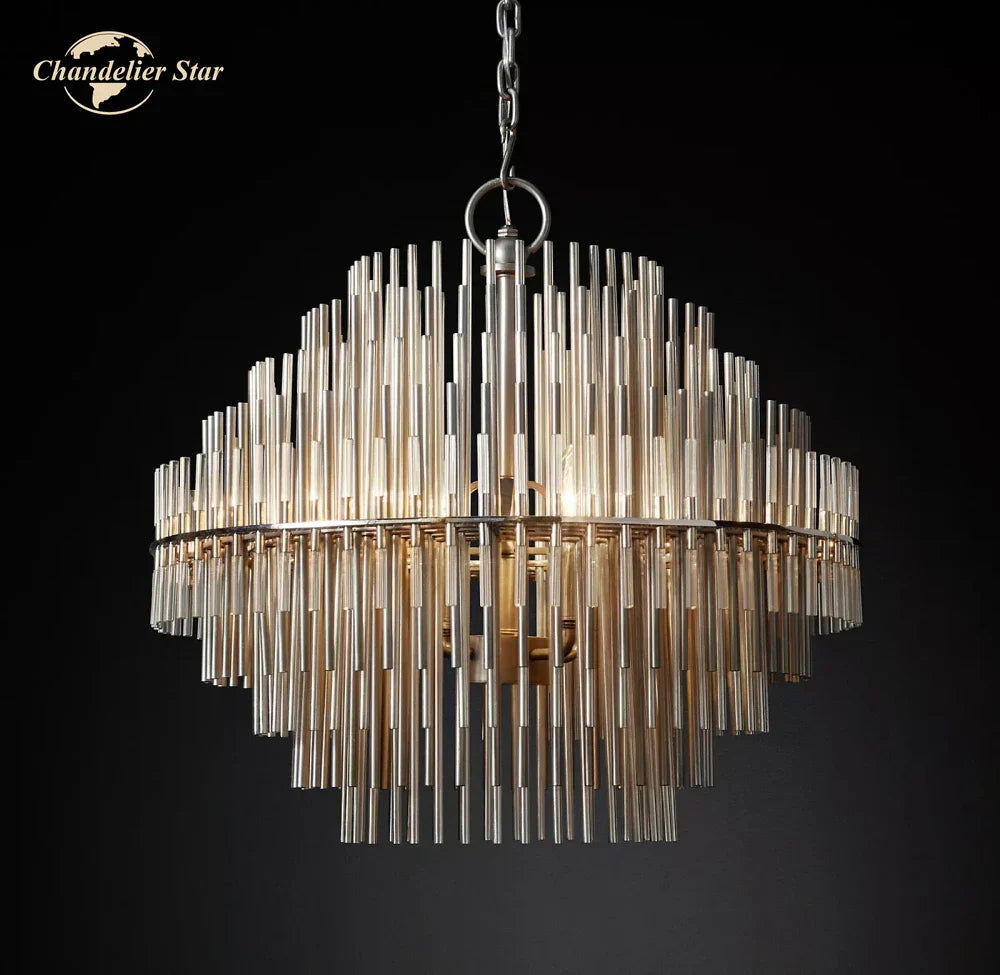Emile Round LED Chandelier for Dining & Living Room Lighting
