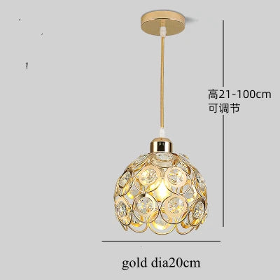 Crystal Flush Mount Chandelier for Hallway Foyer, Modern Hollow Carved Ceiling Light