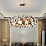 Crystal Wrought Iron Chandelier: Creative Dining & Living Room Suspension Light