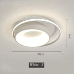 LED Chandelier Light for Living Dining Room, Modern Acrylic Surface Mounted Fixture