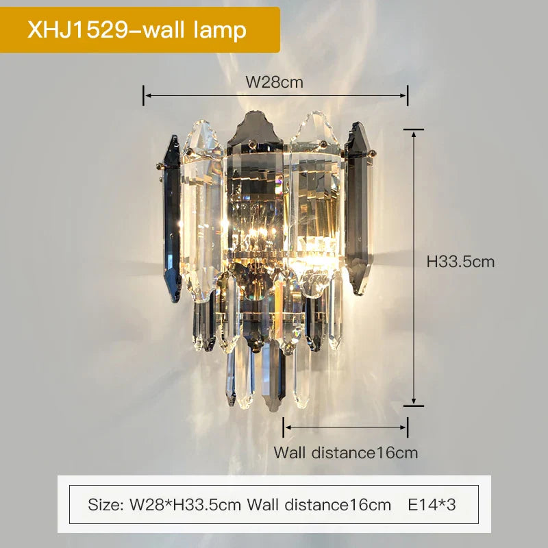 Crystal Chandelier: Post Modern Luxury Living Room Light