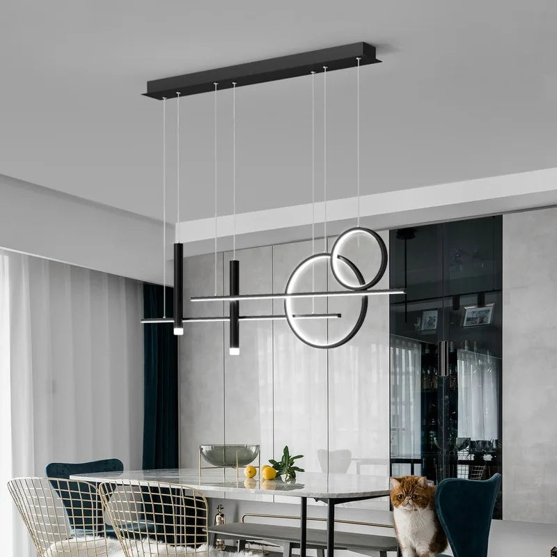 Scandinavian Style LED Pendant Lights for Home Decoration and Indoor Lighting.