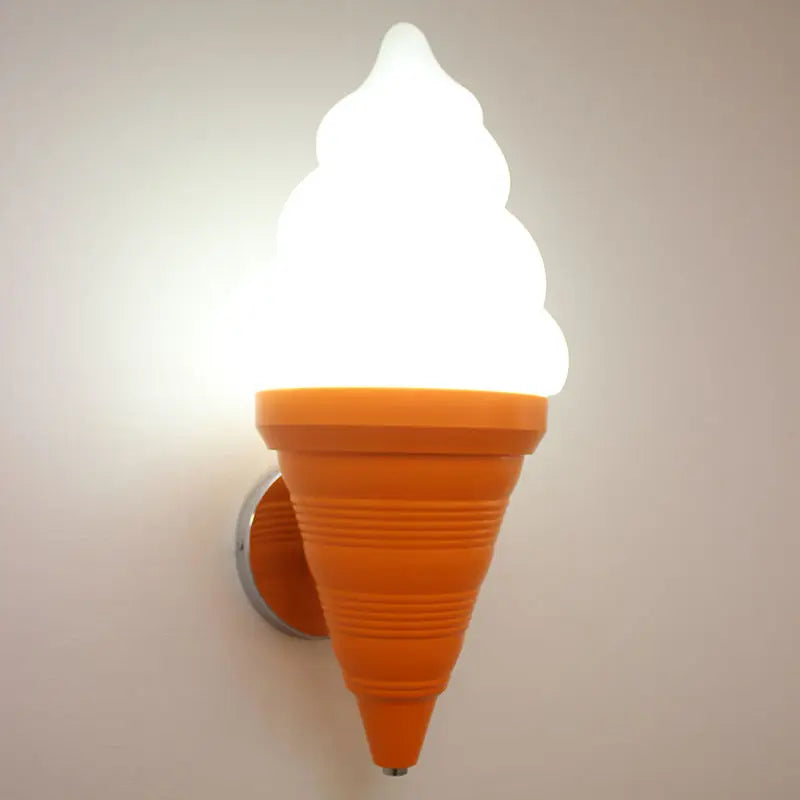 LED Ice Cream Wall Lamp for Modern Kitchen Children’s Bedroom Lighting