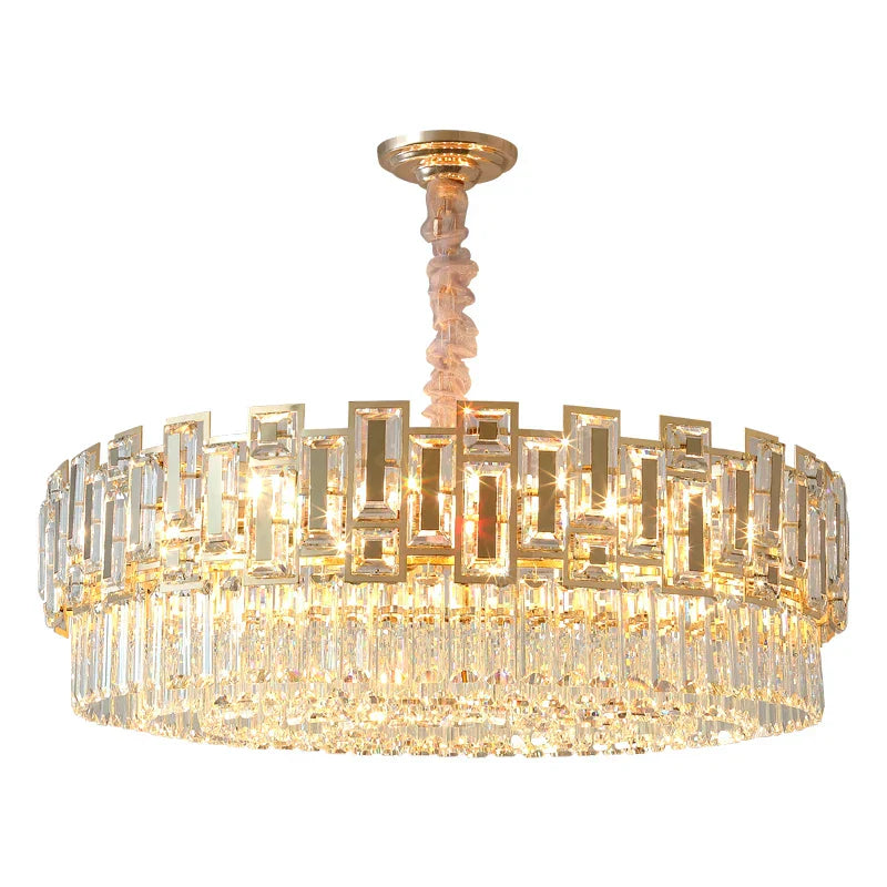 Crystal Chandelier: Elegant Lighting for Home, Living Room, Bedroom, Kitchen