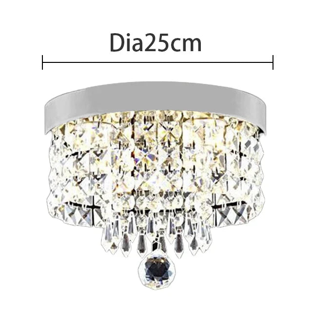 Crystal Chandelier Ceiling Lamp - Entrance Kitchen Chandeliers Fixtures Home Decor
