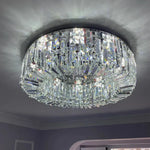 Crystal LED Ceiling Lamp for Chic Living, Bedroom, and Dining Room