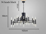 Modern Tube G4 Chandelier Pendant Light Fixture for Artistic Room Decor