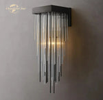 Glass Rod LED Wall Lamps - Modern Cascada Sconce for Home Decor