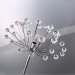Dandelion Crystal Flower Wall Lamp for Bathroom, Bedroom, Living Room.