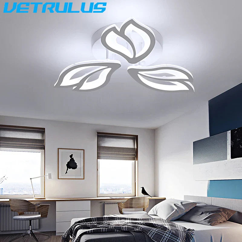 Geometric Acrylic LED Ceiling Chandelier for Modern Nordic Decor