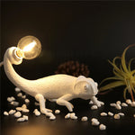 Chameleon Figure Resin LED Wall Lamp Nordic Animal Night Light