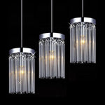 Modern Luster Chandelier LED Crystal Pendant Lamp for Restaurant, Balcony, Aisle