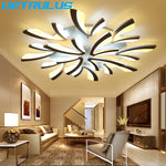 Modern LED Branch Chandelier for Dining Living Study Room Lighting Fixtures