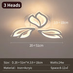 Geometric Acrylic LED Ceiling Chandelier for Modern Nordic Decor