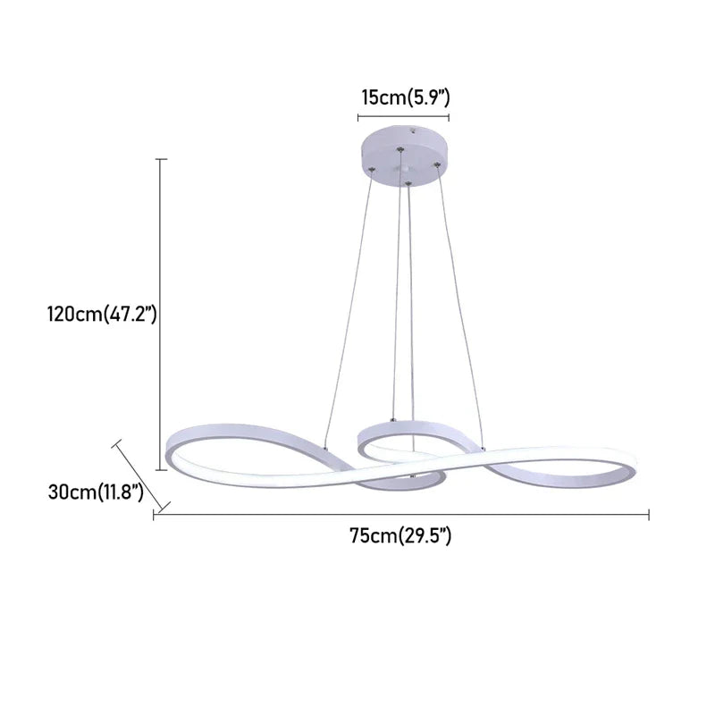 Minimalist LED Pendant Light for Dining Room, Nordic Art Design Ceiling Lamp