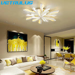 Branch Design LED Chandelier: Modern Nordic Acrylic Ceiling Light for Stylish Living Room Décor