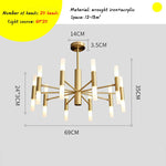 Nordic LED Pendant Chandelier: Modern Home Decor Light Fixture for Living Room, Bedroom & Restaurant