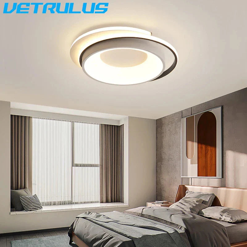 LED Chandelier Light for Living Dining Room, Modern Acrylic Surface Mounted Fixture