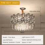 Crystal Chandelier: Modern Luxury Lighting for Living Room, Bedroom, Kitchen