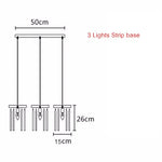 Modern Luster Chandelier LED Crystal Pendant Lamp for Restaurant, Balcony, Aisle