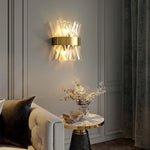 Crystal LED Wall Sconce Light for Bedroom and Corridor