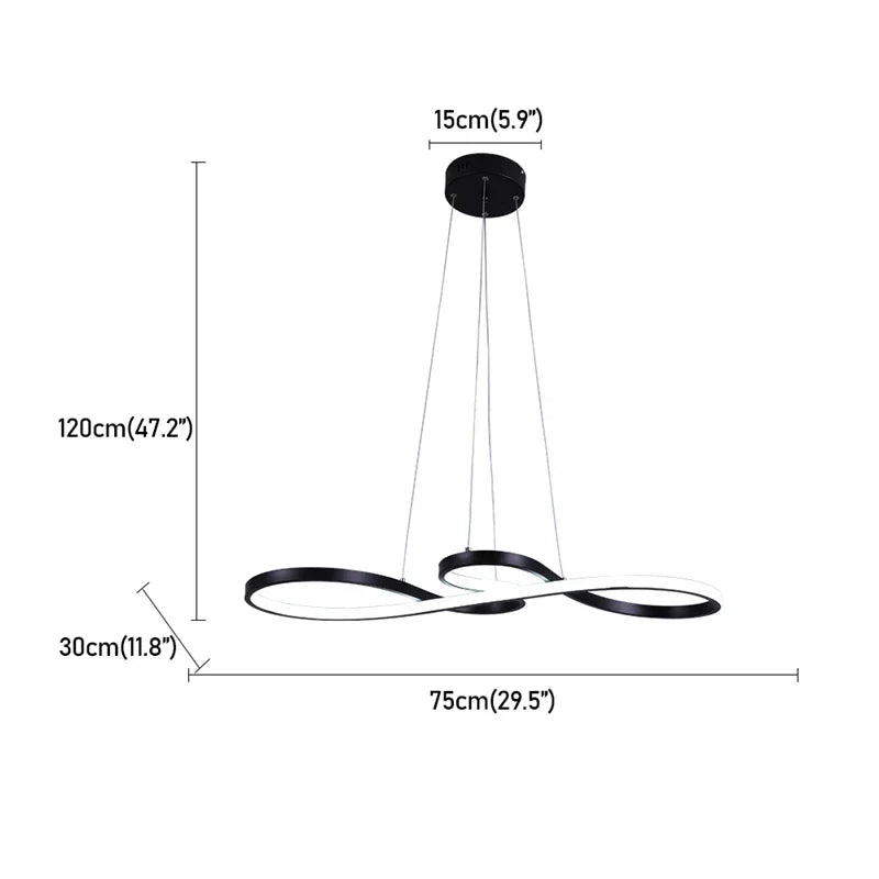 Minimalist LED Pendant Light for Dining Room, Nordic Art Design Ceiling Lamp