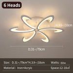 Modern Acrylic LED Chandelier Ceiling Light for Living Room Bedroom Decor
