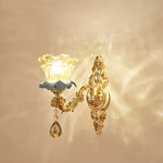 Retro Ceramic Chandelier for Living Room Bedroom Villa Duplex Floor