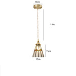 Nordic Glass LED Pendant Lamp for Cafe Bedroom Restaurant, Japanese Style
