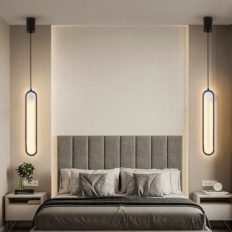 Modern Gold Black Pendant Lamps for Dining Room, Bedroom, Chandelier Lighting