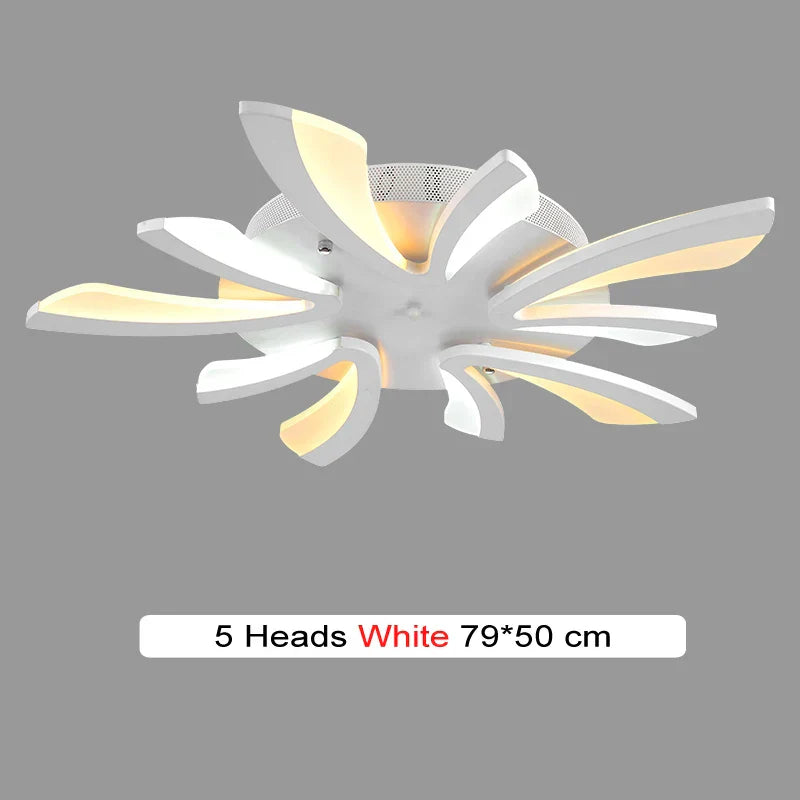 Modern LED Branch Chandelier for Dining Living Study Room Lighting Fixtures
