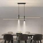 Modern Black Gold LED Pendant Light for Kitchen Dining Chandelier Home Decor