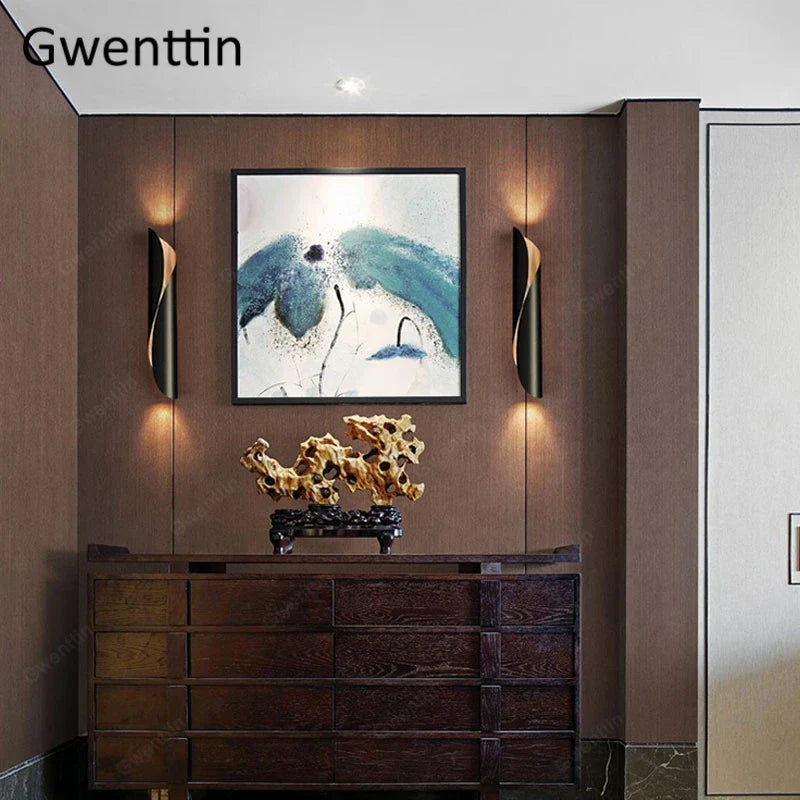 Modern Calla Wall SconceLed Lights, Bedroom & Bathroom Lamp Fixtures
