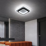 Round Square LED Ceiling Light - Small Indoor Night Light