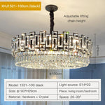 Crystal Chandelier: Elegant Lighting for Home, Living Room, Bedroom, Kitchen