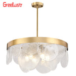 Glass Copper LED Pendant Light: Luxury Nordic Design for Home Decor