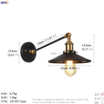 Vintage Industrial Wall Light Sconce LED Retro Bedroom Stair Loft Up Down Lamp