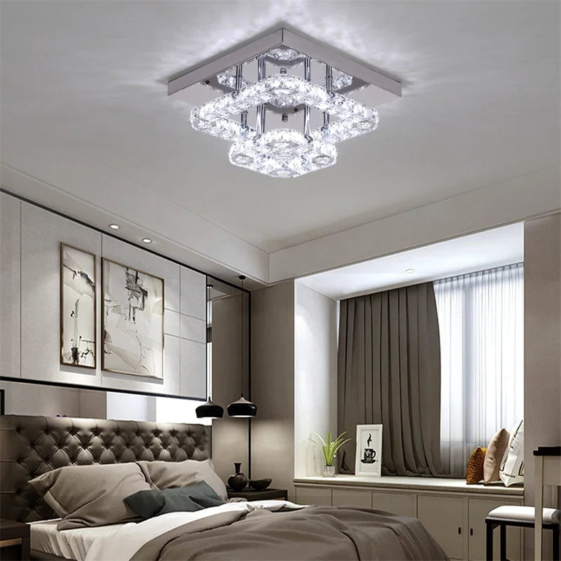 Modern LED Ceiling Chandelier for Living Room, Dining Room, and Bedroom