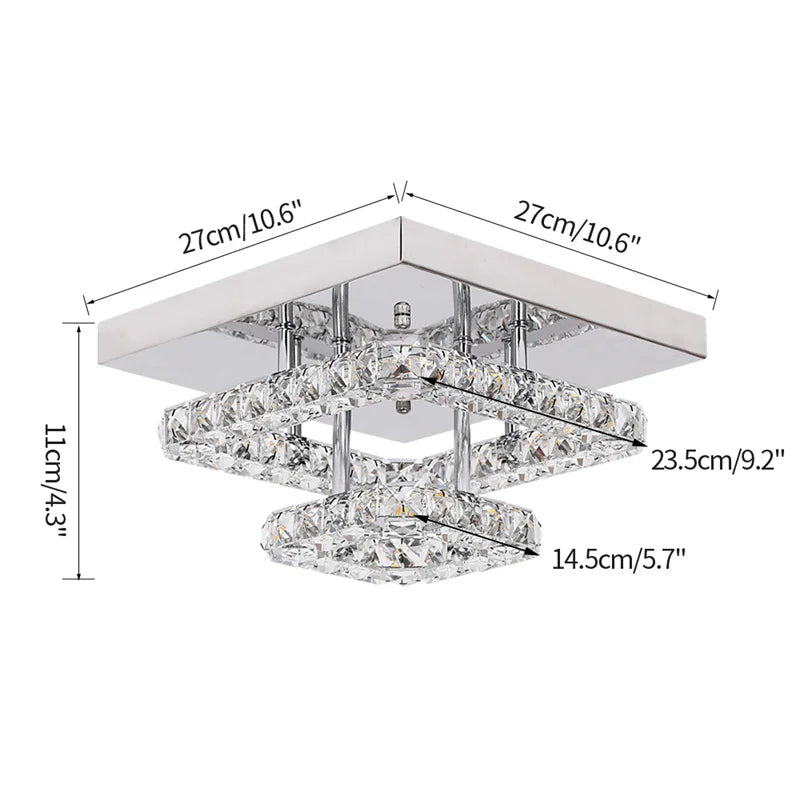 Modern LED Ceiling Chandelier for Living Room, Dining Room, and Bedroom